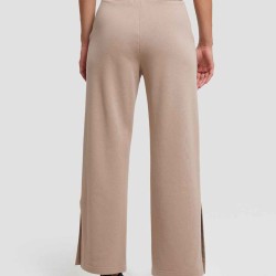 High-waist Threaded Slit Sweatpant