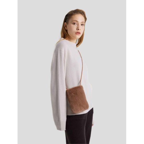 Faux-Fur Crossbody Pouch Faux-Fur Crossbody Pouch