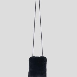 Faux-Fur Crossbody Pouch