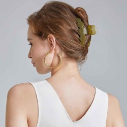Olive Green Hair Claw