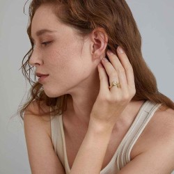 Double Sunflower Ring