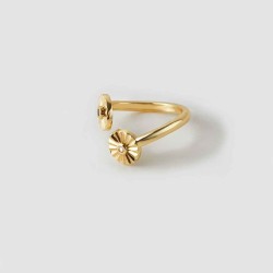 Double Sunflower Ring