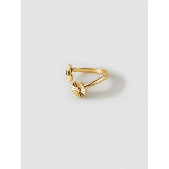 Double Sunflower Ring Double Sunflower Ring