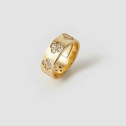 Four Petal Flower Ring