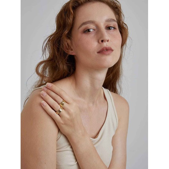 Four Petal Flower Ring Four Petal Flower Ring