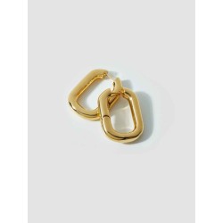 Gold Clip Earrings