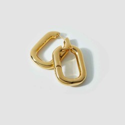 Gold Clip Earrings