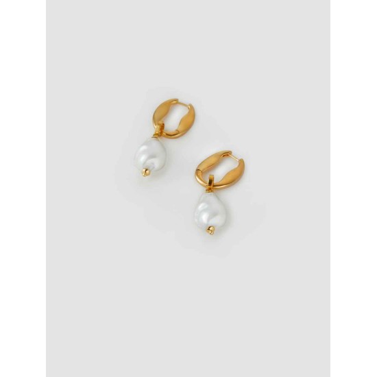 Pearl Oblong Earrings Pearl Oblong Earrings