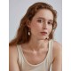 Pearl Oblong Earrings Pearl Oblong Earrings