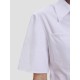 Short Sleeves Gathered-waist Shirt Short Sleeves Gathered-waist Shirt