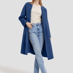 Belted Wrap Wool Coat