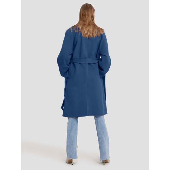 Belted Wrap Wool Coat Belted Wrap Wool Coat