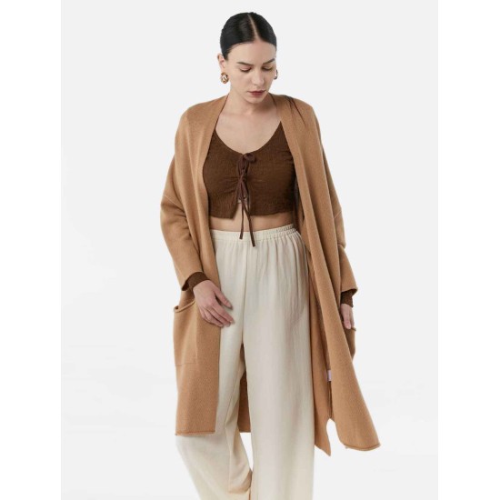 Slouchy Long Wool Cardigan Slouchy Long Wool Cardigan