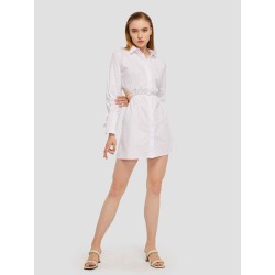 Cutaway Shirt Dress
