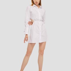 Cutaway Shirt Dress