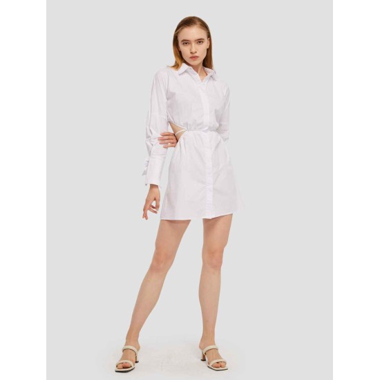 Cutaway Shirt Dress Cutaway Shirt Dress