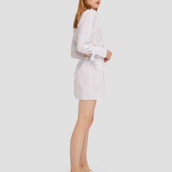 Cutaway Shirt Dress