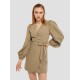Peasant Sleeve Wrap Dress Peasant Sleeve Wrap Dress
