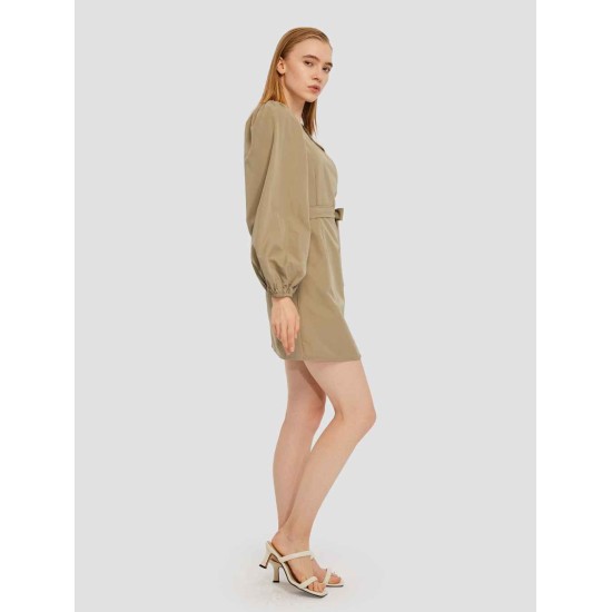Peasant Sleeve Wrap Dress Peasant Sleeve Wrap Dress