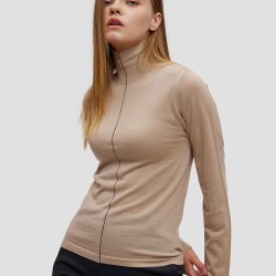 Bottle Neck Wool Top