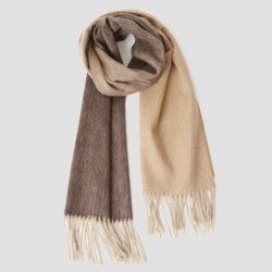 Gradient Wool Scarf