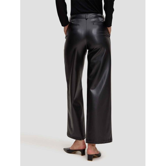 Faux Leather Straight Pants Faux Leather Straight Pants