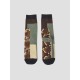 Brown Serpent Pattern Socks Brown Serpent Pattern Socks