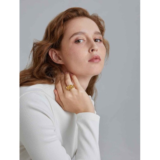 Irregular Fold Ring Irregular Fold Ring