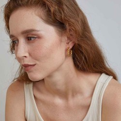 Twist Open Earrings