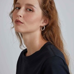 Twist Open Earrings