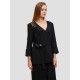V Neck Belted Wool Coat V Neck Belted Wool Coat