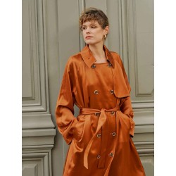 Double-Breasted Trench Coat