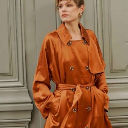 Double-Breasted Trench Coat