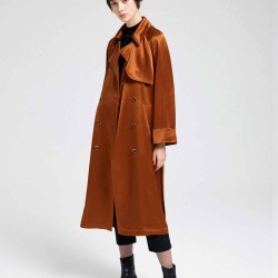 Double-Breasted Trench Coat