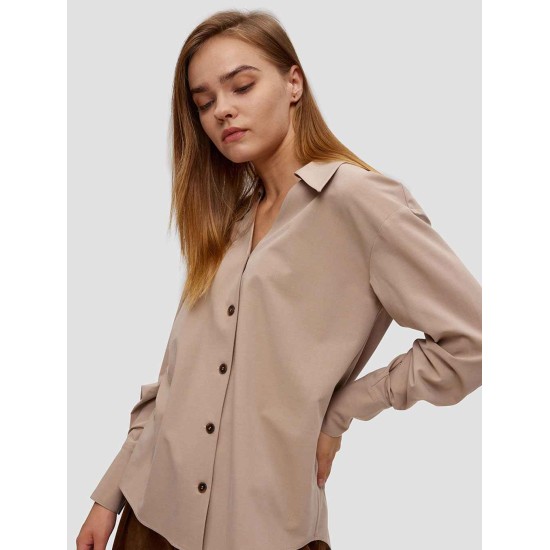 Buttoned Lantern Sleeve Shirt Buttoned Lantern Sleeve Shirt