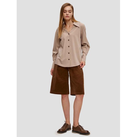 Buttoned Lantern Sleeve Shirt Buttoned Lantern Sleeve Shirt