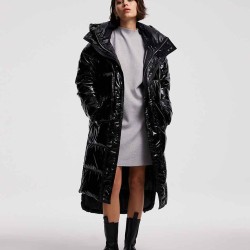 Maxi Shiny Puffer Jacket