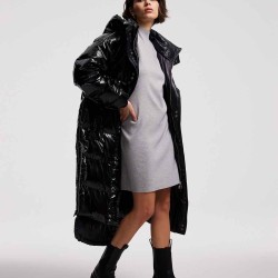 Maxi Shiny Puffer Jacket