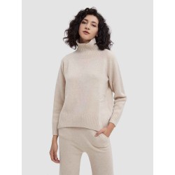 Half Turtleneck Yak Wool Sweater