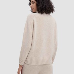 Half Turtleneck Yak Wool Sweater